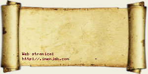 Danica Pribaković vizit kartica